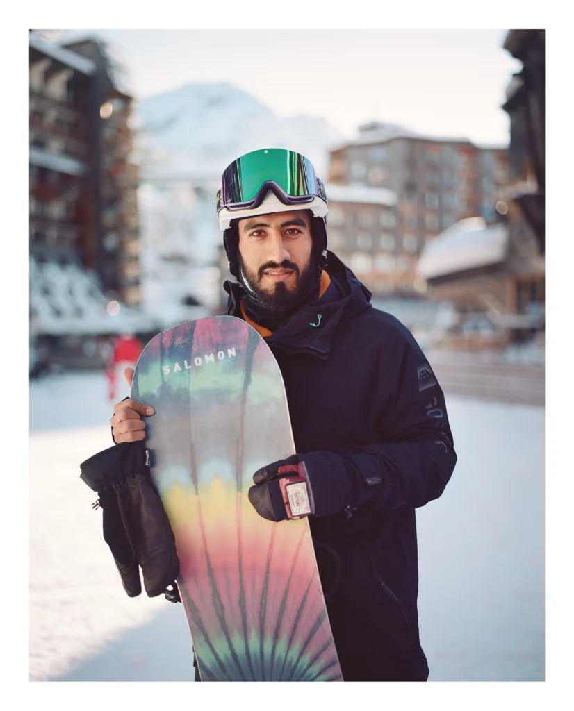 snowboardeur Mujtaba1 en snow